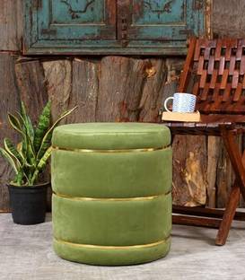ANA craft Ottoman Round Small Foot Rest Stool for Living Room Office, Small Stool Stool