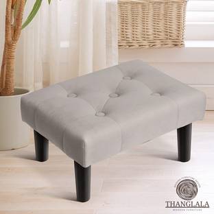 THANGLALA Solid Wood Pouf
