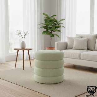 LACKUER ARTS Solid Wood Pouf