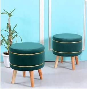 decorly Solid Wood Standard Ottoman