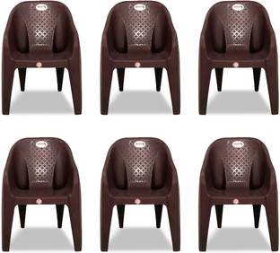 ARLAVYA Mario Model for Home, Garden, Office, Cafeteria Plastic Outdoor Chair