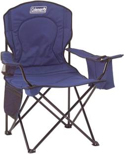 COLEMAN Portable,Folding Quad Chair with Cool Bag for Camping, Travelling Polyester Fabric Outdoor Chair