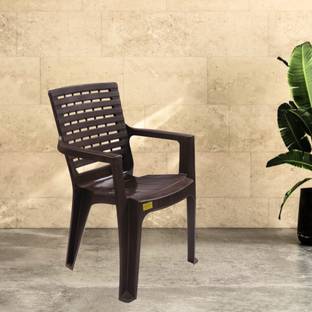 Patiofy Premium Plastic Living Room Chair, Outdoor Chair, Arm Chair for Home Set of 1 Plastic Outdoor Chair
