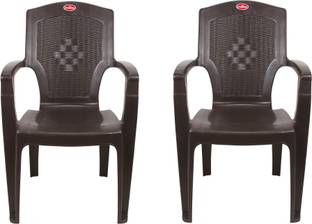 SRI GAYATHRI POLYMERS Comfortable Seating for Home & Living Room | Matt & Gloss Pattern Plastic Outdoor Chair