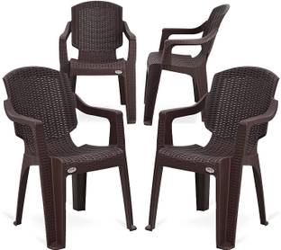 Supreme Mark Rattan Designer Relaxed Back 100% Virgin Plastic Cafeteria Chair