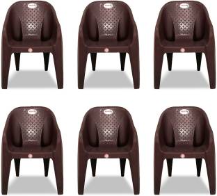 ARLAVYA Mario Model for Home, Garden, Office, Cafeteria Plastic Outdoor Chair