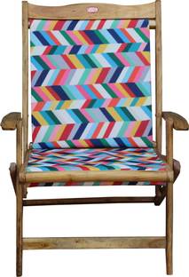 ROYAL BHARAT Outdoor Foldable Chair Solid Wood Outdoor Chair