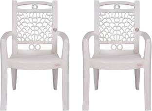 Petals Swiss Plastic Armchair for Living Room / Drawing / Indoor Plastic Outdoor Chair