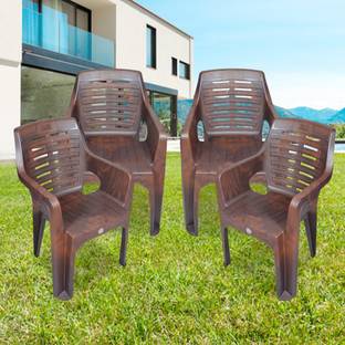HELLO Superior Quality Plastic Arm Chair for Garden Home Office Outdoor Plastic Cafeteria Chair