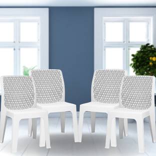ITALICA ITALICA Oxy Plastic Chair/Stackable Plastic Chair/Strong & Sturdy Structure/ Plastic Outdoor Chair