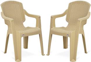 Supreme Mark Rattan Designer Relaxed Back 100% Virgin Plastic Cafeteria Chair