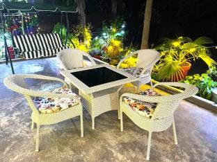 ZENTOX D08 Patio Chair Table Sets Wicker Garden Indoor Outdoor Patio Chairs Metal Outdoor Chair