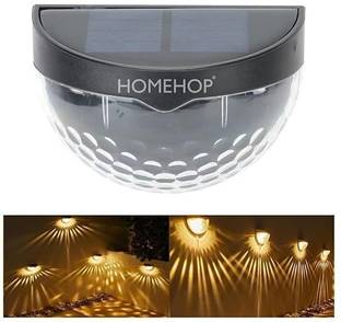 Homehop Solar LED Lights for Outdoor Home Garden Wall Step Decorative Waterproof Lamps Post Light Outdoor Lamp