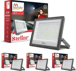 MURPHY Steller LED 50W LED Flood Light, IP65 Rated Outdoor Light Pack of 4 (Cool White) Flood Light Outdoor Lamp