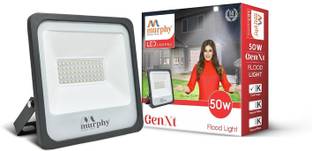MURPHY Genxt LED 50W LED Flood Light, IP65 Rated Pack of 1 (Cool White, BIS Approved) Flood Light Outdoor Lamp