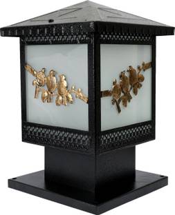 tripping BLACK SURFACE MOUNTED Gate Light Outdoor Lamp