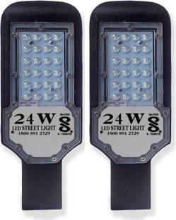 PE 24W LED SATREET LIGHT (PACK OF 2) Flood Light Outdoor Lamp