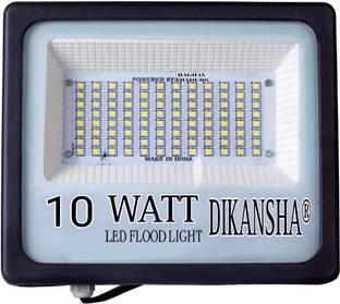 DIKANSHA ® 10nWATTS LED Power saving Outdoor Flood Light, Cool Day White-Pack of 1 Flood Light Outdoor Lamp