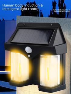 BAWALY IP65 Waterproof New Solar Wall Lamp with 3 Modes Solar Tungsten Wall Light Flood Light Outdoor Lamp