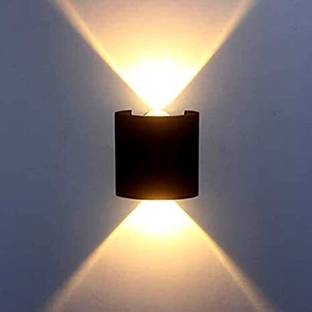 Crystora 2 Side Up and Down Curve Shape IP65 Warm Color Waterproof Outdoor Indoor LED Gate Light Outdoor Lamp