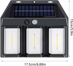 SG-Mart Outdoor solar sensor tungsten warm light, wall light, Villa garden waterproof wall lamp Gate Light Outdoor Lamp