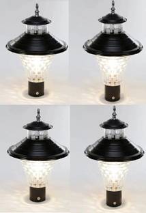 Areezo Gate_Black_Jalwa_4P Gate Light Outdoor Lamp