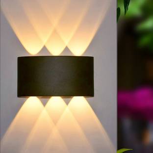 YOGABACA LED Outdoor Waterproof IP65 Exterior interior Wall Step Up Down Light Fixture Lamp Post Light Outdoor Lamp