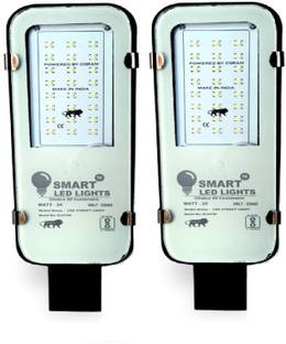SMART 24 watt street light Pack of 2 Flood Light Outdoor Lamp