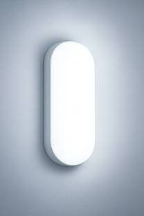 Hybrix LED Bulkhead Light 10W Oval Shape | Indoor/Outdoor Wall Ceiling Fixture | IP54 Waterproof Weatherproof Lamp | Surface Mounted | Cool White Light (SINGLE) Post Light Outdoor Lamp