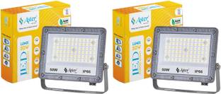 ASTER LITE Lumix 50W LED Flood Light IP66 Waterproof 6500K Cool White (Pack of 2) Flood Light Outdoor Lamp