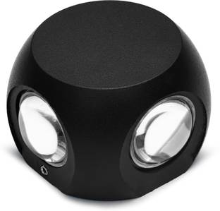 HENONIX Indoor & Outdoor Lamp Up/Down Right/Left Elevation Light Rustproof & Waterproof 4 WAY Gate Light Outdoor Lamp