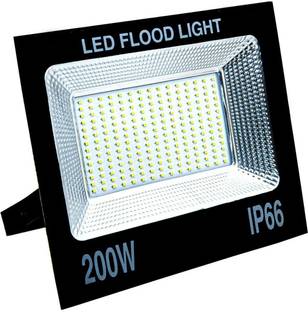 Banyan Ultra Thin Slim Ip66 LED Light Cool Waterproof- 250W,Pack of 1 ( White) Flood Light Outdoor Lamp