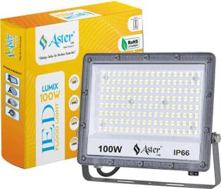 ASTER LITE Lumix 100W LED Flood Light IP66 Waterproof 6500K Cool White Flood Light Outdoor Lamp