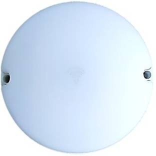 OTS Waterproof Outdoor LED Sensor Bulkhead Wall or Ceiling Round Light (Cool White (6500k), (18 Watt)(Plastic) Gate Light Outdoor Lamp