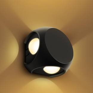 Glowing Night 4 Way LED Outdoor Waterproof Exterior Wall Light Fixture Lamp (Warm White) Gate Light Outdoor Lamp