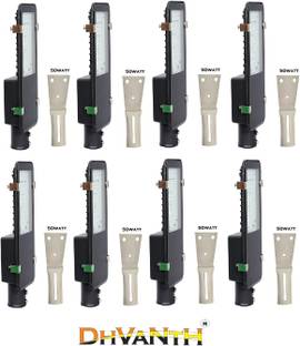 DHVANTH 50 Watts Street Light IP-65 BIS Approved Waterproof Outdoor, Cool White, Pack of 8 Flood Light Outdoor Lamp