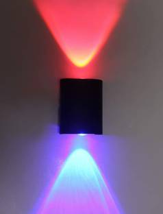 aadi Wallchiere Wall Lamp Up Down With Bulb Post Light Outdoor Lamp (Black) Post Light Outdoor Lamp