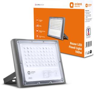 Orient Electric Razor 100W with IP65 LED100WFL-3KIP65RZ Flood Light Outdoor Lamp