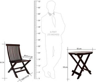 Allie Wood Solid Wood Table & Chair Set
