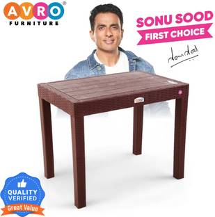 AVRO furniture NEXA DINING/OFFICE RATTAN Plastic Outdoor Table