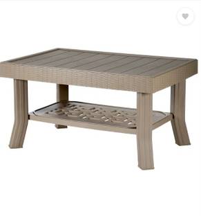 GHOSH & CO. Vegas for Home & Garden Center Plastic Outdoor Table