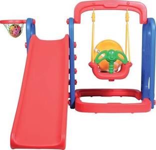 PLAYGRO Super Senior Slide Combo Garden Baby Slide Hanging Swing for Kids & Toddlers