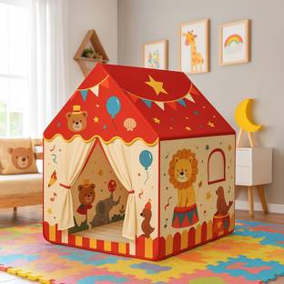 nirmit Jumbo Size Kids Play Tent House Circus Theme