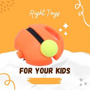 HOUSE OF COMMON Self Tennis Practice Ball with String, Tennis Trainer Rebound Ball Self-Practice Table Tennis Ball