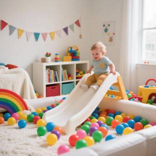 Sandisha 3cm Plastic Pool Balls - 25 pcs Soft Multicolor Play Balls for Kids Bath Toy