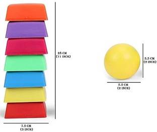 Koel Game Set for Kid Lagori Pitthu Pithoo Satoliya Pile of seven tile