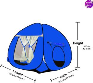 SILVER SHINE Foldable delightful patterns Popup Kids Play Tent House for Multi Purpose