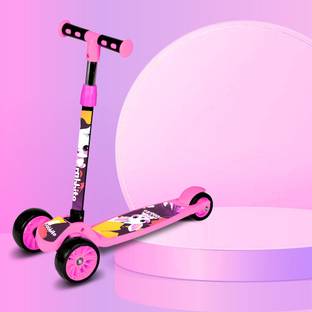 FORMONIX Kick Scooter Wide Wheels, Adjustable Handlebar Kids Scooter 3 Wheeler Kids Scooter