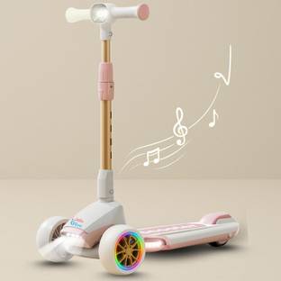Little Olive Kids Scooter for 2–6 Years with LED Headlight & Light-Up Wheels