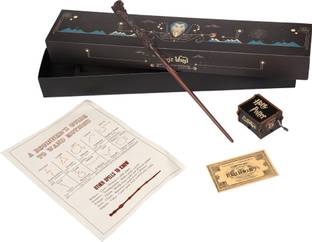 Rudrav Harry Potter Wizard Magic Wand with Harry Potter Wooden Music Box for Kids
